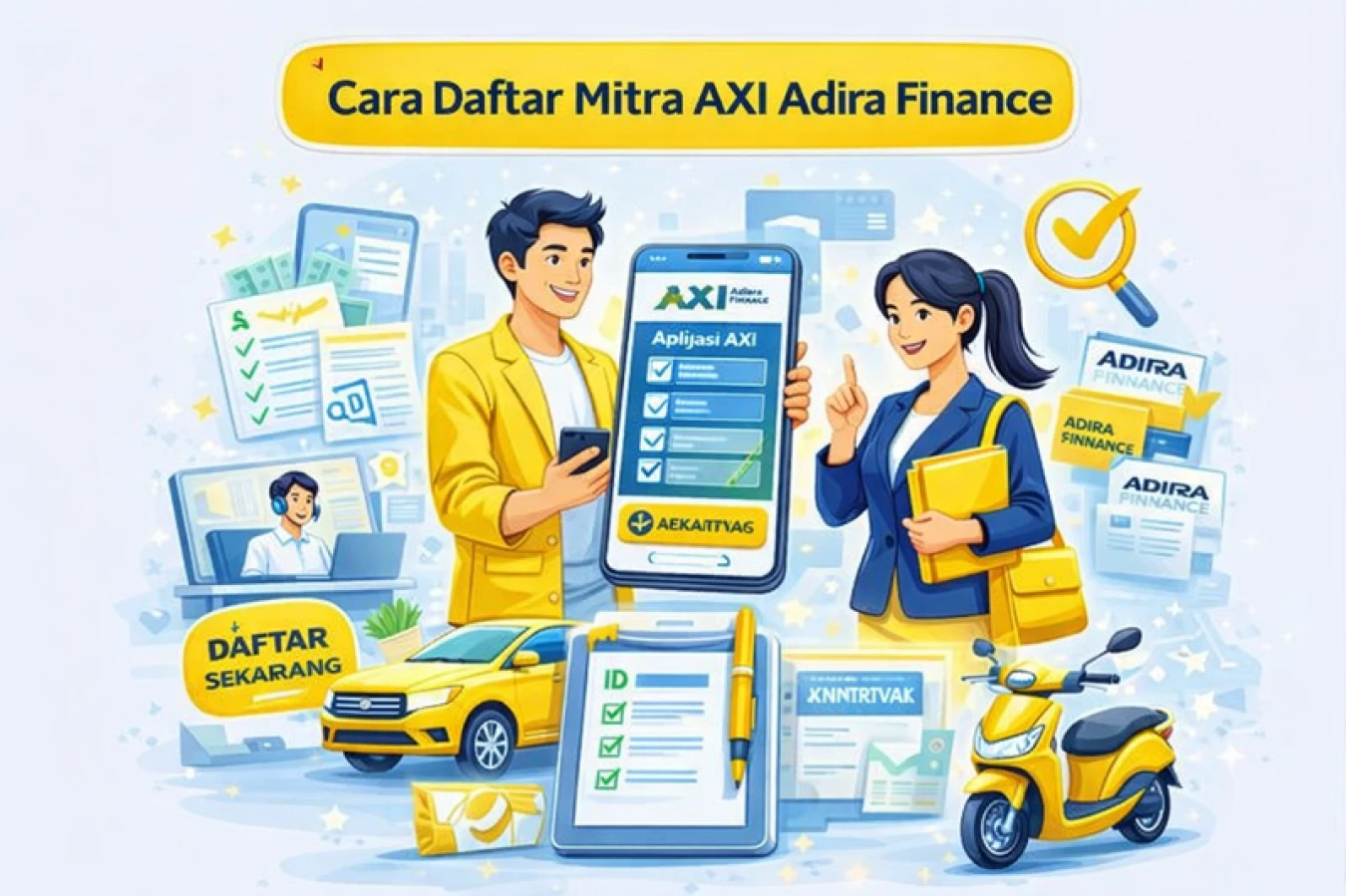 Cara Daftar Mitra AXI Adira Finance