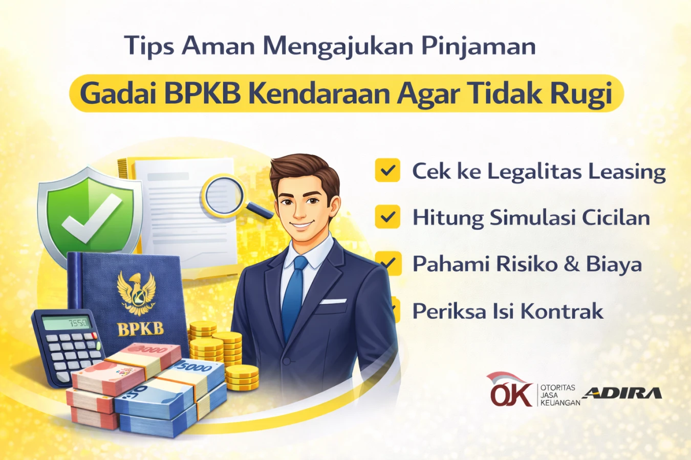 Tips Aman Mengajukan Pinjaman Gadai BPKB Kendaraan Agar Tidak Rugi