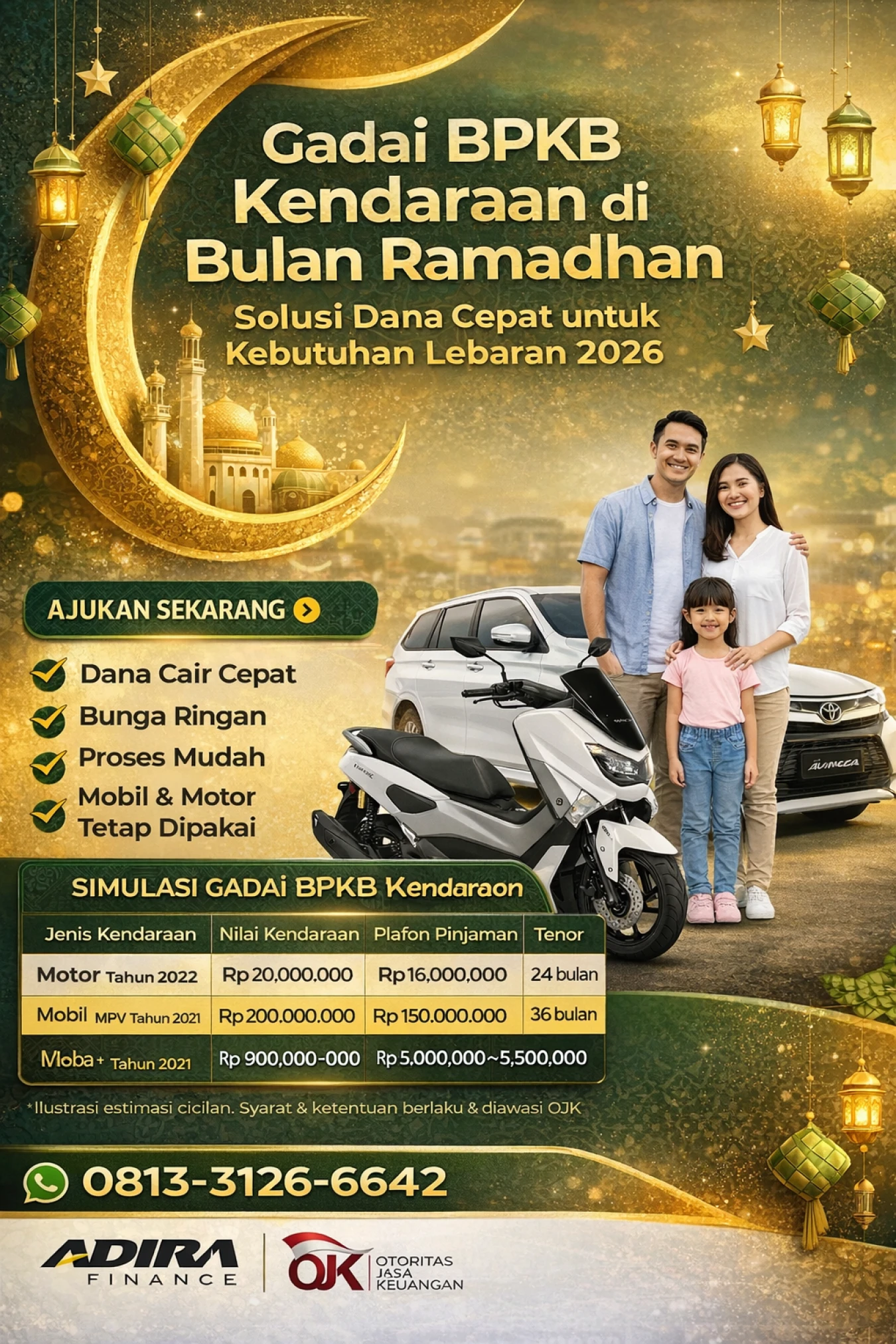 Gadai BPKB Kendaraan di Bulan Ramadhan: Solusi Dana Cepat untuk Kebutuhan Lebaran