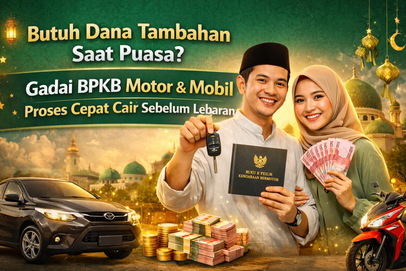 Butuh Dana Tambahan Saat Puasa? Gadai BPKB Motor & Mobil Proses Cepat Cair Sebelum Lebaran