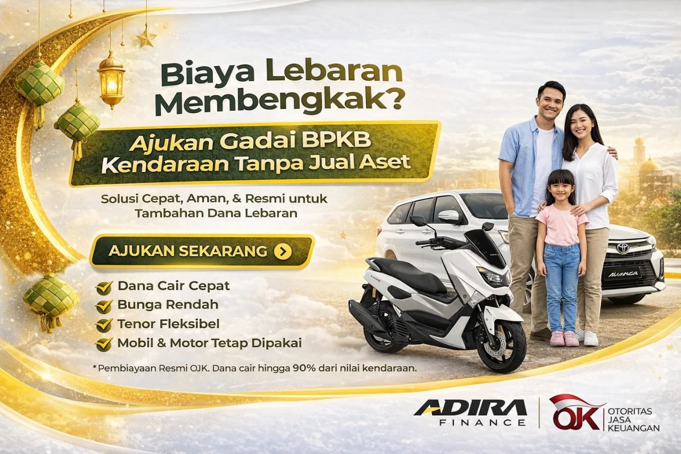 Biaya Lebaran Membengkak? Ajukan Gadai BPKB Kendaraan Tanpa Jual Aset