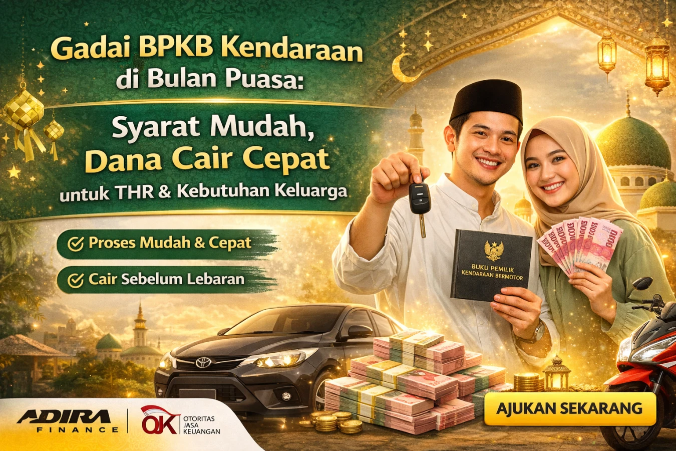 Gadai BPKB Kendaraan di Bulan Puasa: Syarat Mudah, Dana Cair Cepat untuk THR & Kebutuhan Keluarga