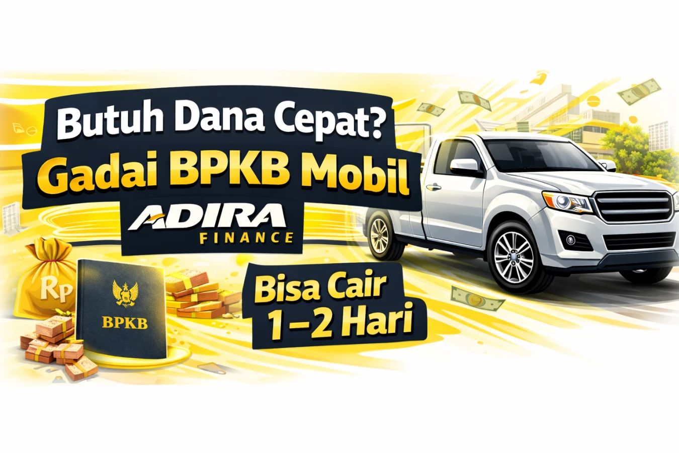 Butuh Dana Cepat? Gadai BPKB Mobil Adira Finance Bisa Cair 1–2 Hari