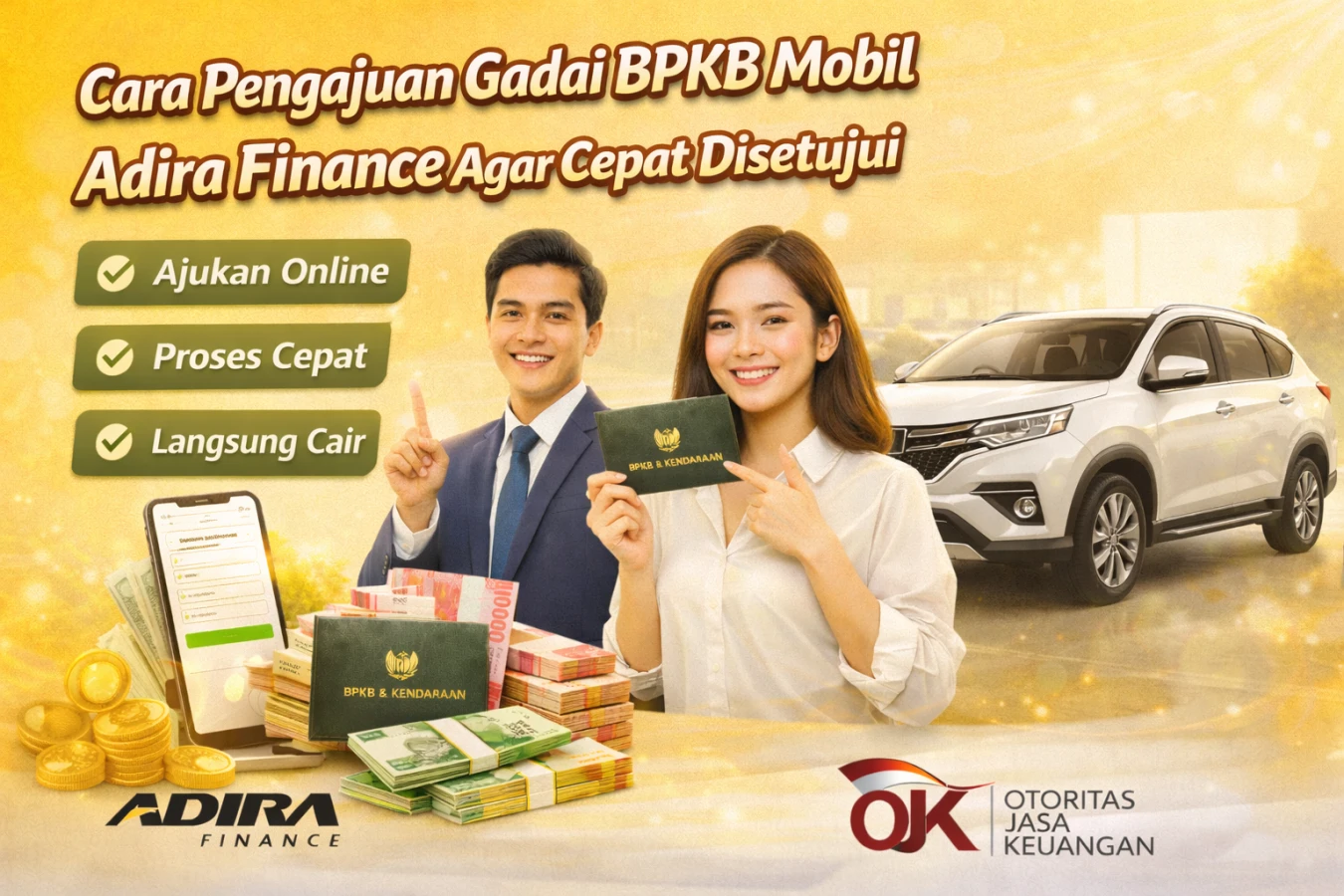 Cara Pengajuan Gadai BPKB Mobil Adira Finance Agar Cepat Disetujui