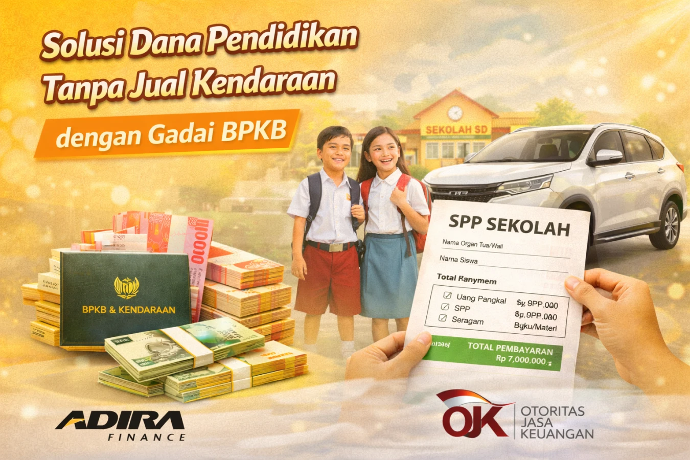 Solusi Dana Pendidikan Tanpa Jual Kendaraan dengan Gadai BPKB