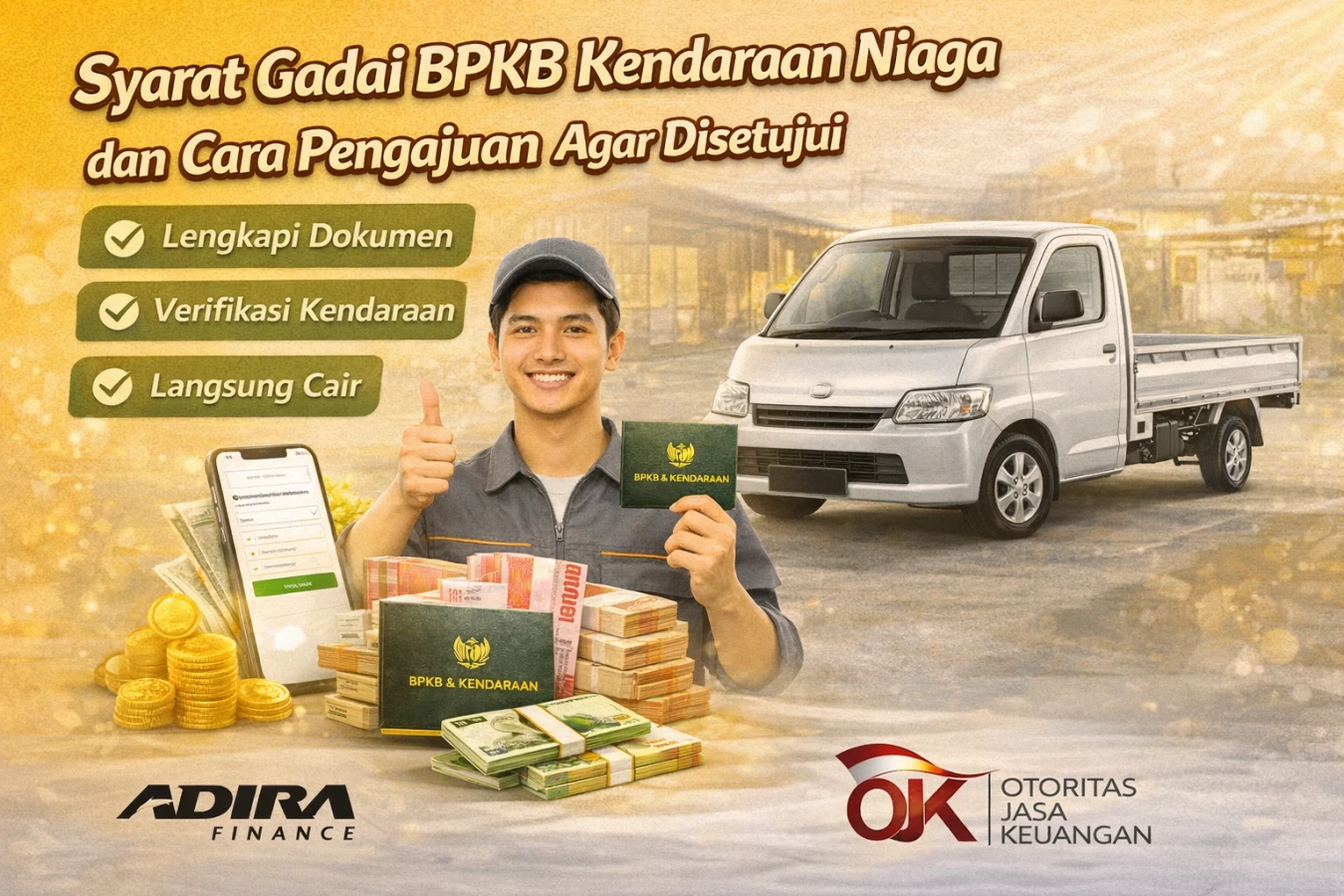 Syarat Gadai BPKB Kendaraan Niaga dan Cara Pengajuan Agar Disetujui