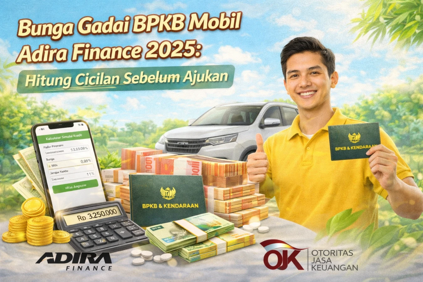 Bunga Gadai BPKB Mobil Adira Finance 2025: Hitung Cicilan Sebelum Ajukan