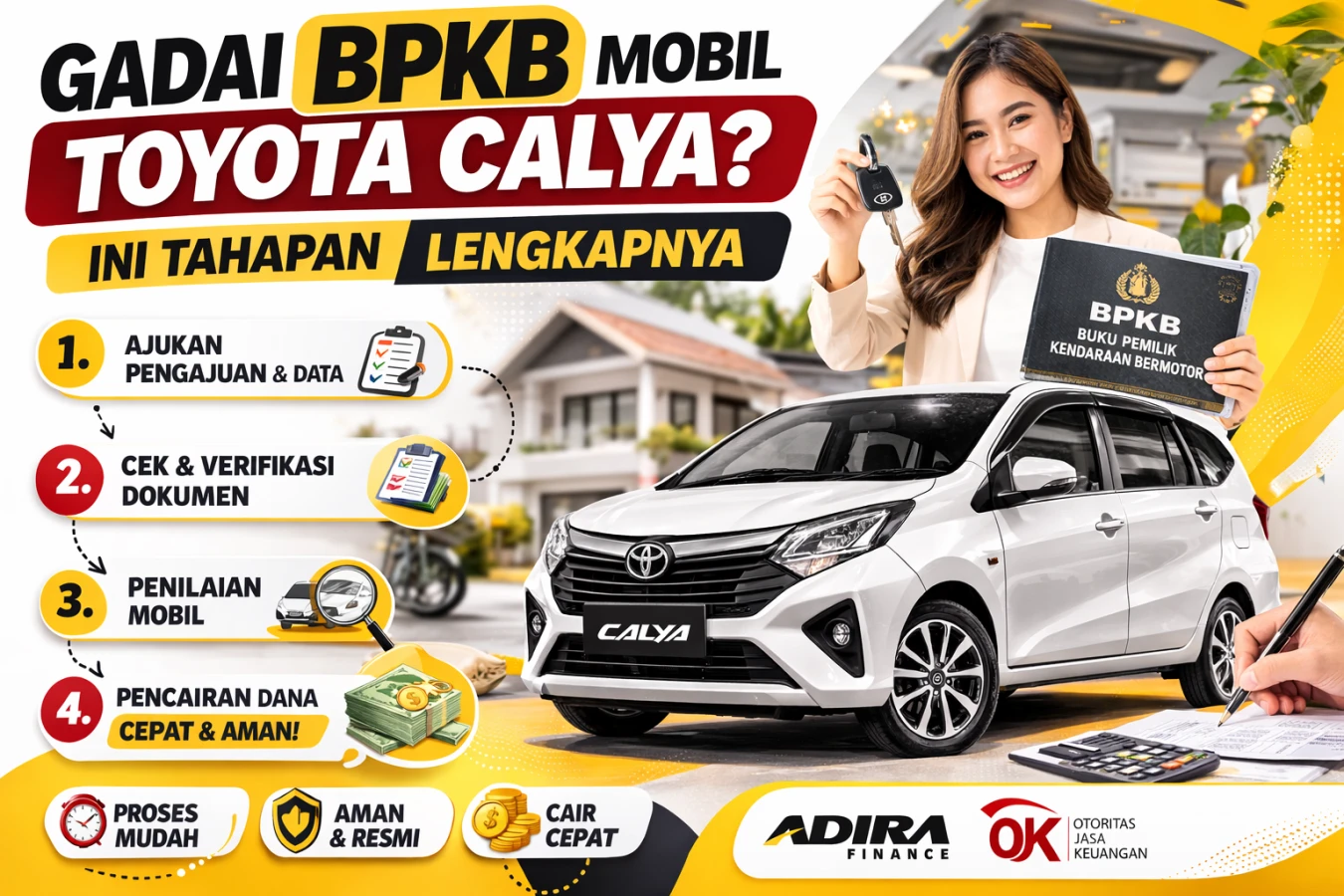 Gadai BPKB Mobil Toyota Calya? Ini Tahapan Lengkapnya