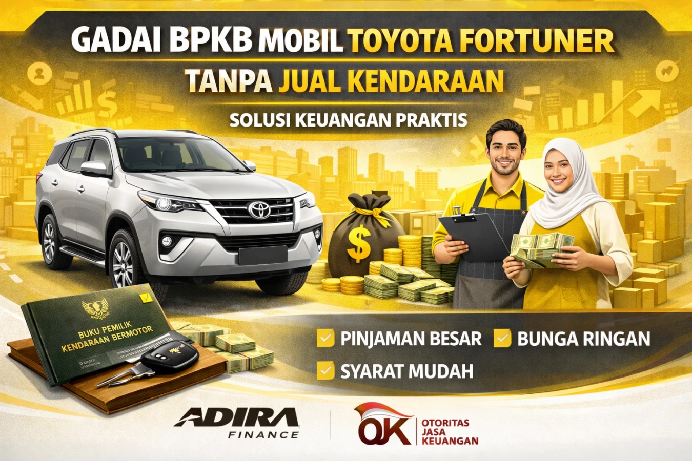 Gadai BPKB Mobil Toyota Fortuner Tanpa Jual Kendaraan Solusi Keuangan Praktis