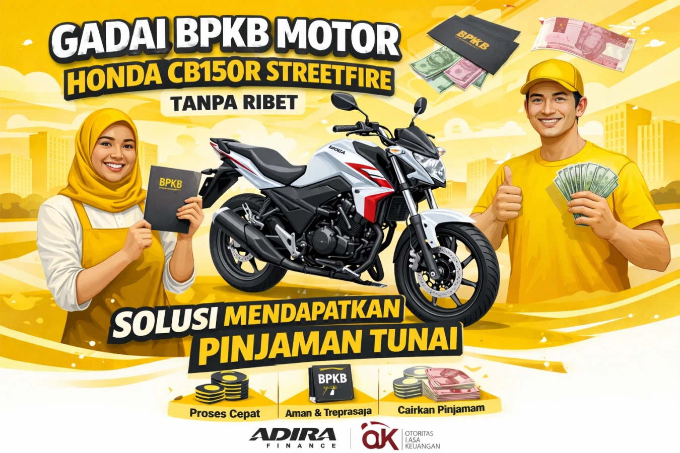 Gadai BPKB Motor Honda CB150R Streetfire Tanpa Ribet Solusi Mendapatkan Pinjaman Tunai